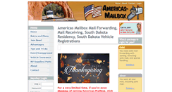 Desktop Screenshot of americas-mailbox.com